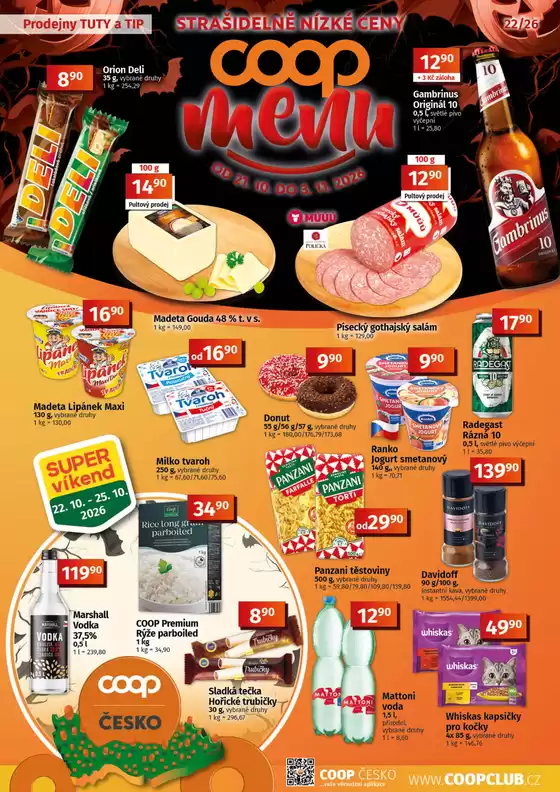 Coop katalog | Top nabídky pro všechny lovce výhodných nákupů | 2026-10-21T00:00:00.000Z - 2026-11-03T00:00:00.000Z