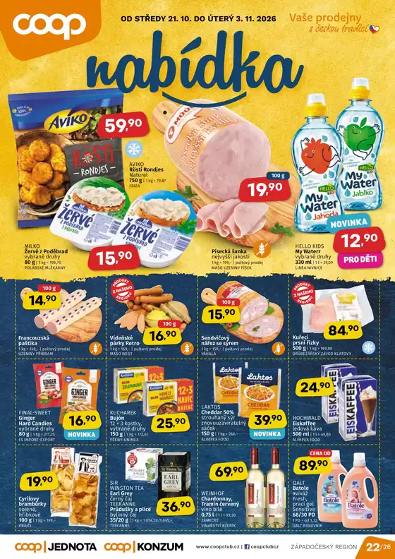 Coop katalog | Nabídky pro lovce výhodných nákupů | 2026-10-21T00:00:00.000Z - 2026-11-03T00:00:00.000Z