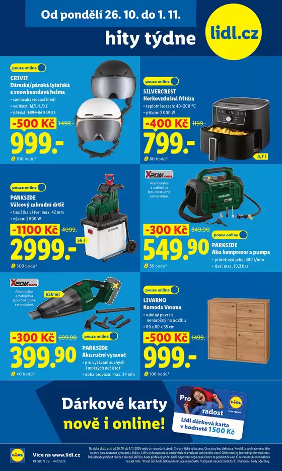 Lidl katalog v Broumov | 26. 10. - 1. 11. 2026 | 2026-10-26T00:00:00.000Z - 2026-11-01T00:00:00.000Z