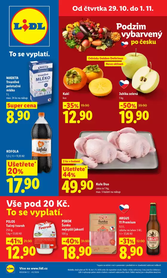 Lidl katalog v Jičín | 29. 10. - 1. 11. 2026 | 2026-10-29T00:00:00.000Z - 2026-11-01T00:00:00.000Z