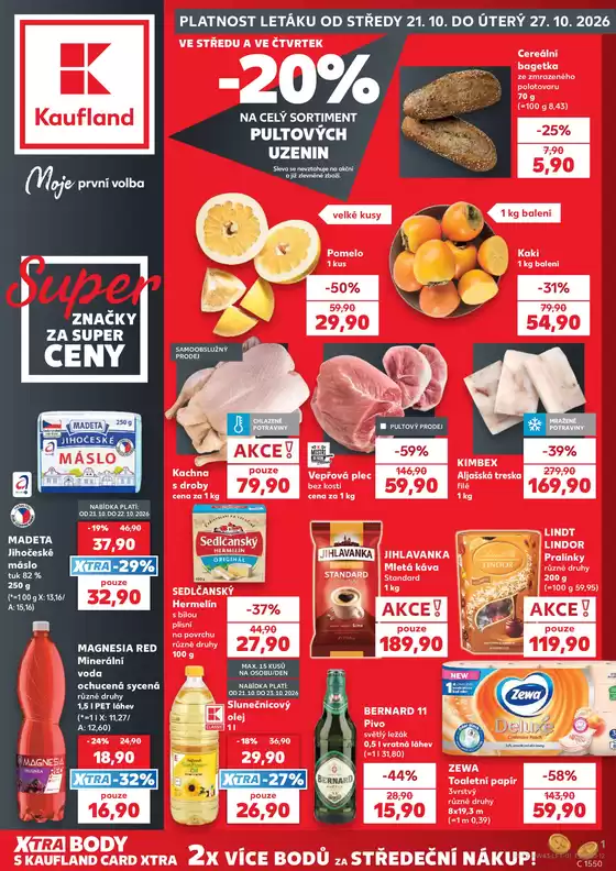 Kaufland katalog v Jičín | Nabídky pro lovce výhodných nákupů | 2026-10-21T00:00:00.000Z - 2026-10-27T00:00:00.000Z