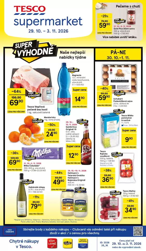 Tesco katalog v Litoměřice | tesco letak-2026-10-29 | 2026-10-29T00:00:00.000Z - 2026-11-03T00:00:00.000Z