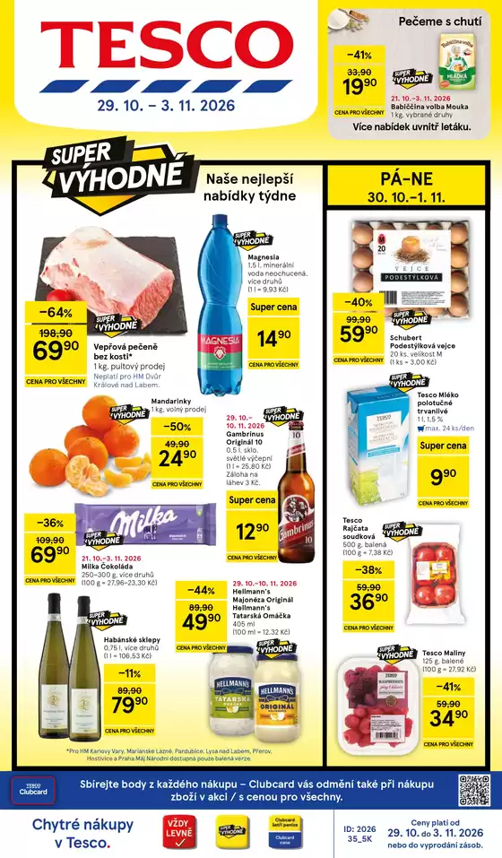 Tesco katalog v Plzeň | tesco letak-2026-10-29 | 2026-10-29T00:00:00.000Z - 2026-11-03T00:00:00.000Z