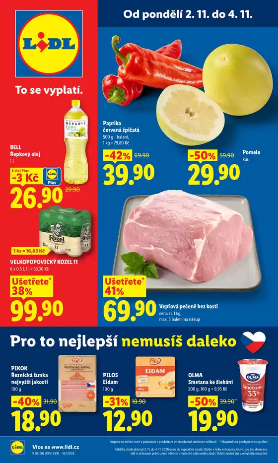 Lidl katalog v Karlovy Vary | 2. 11. - 4. 11. 2026 | 2026-11-02T00:00:00.000Z - 2026-11-08T00:00:00.000Z
