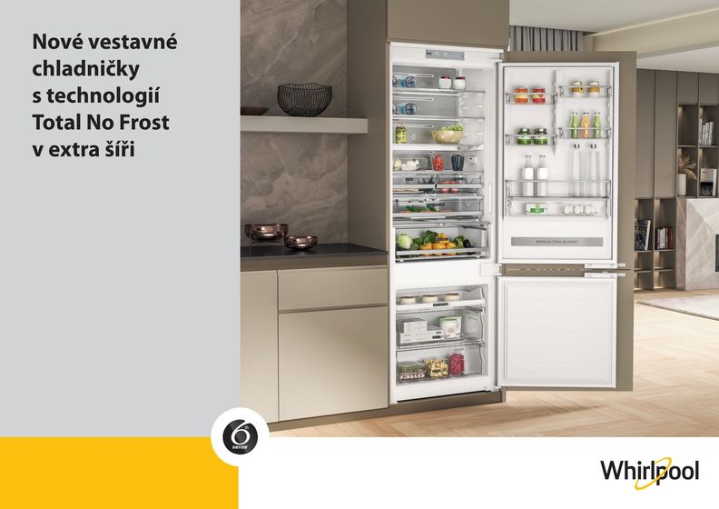 Whirlpool katalog v Jičín | Vestavné chladničky Whirlpool v extra šíři s technologií Total No Frost | 2023-09-19T00:00:00.000Z - 2026-05-31T00:00:00.000Z