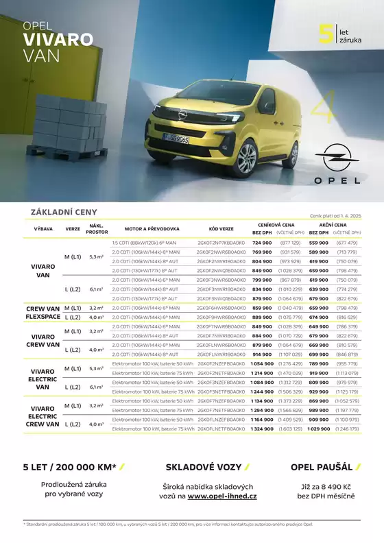 OPEL VIVARO VAN