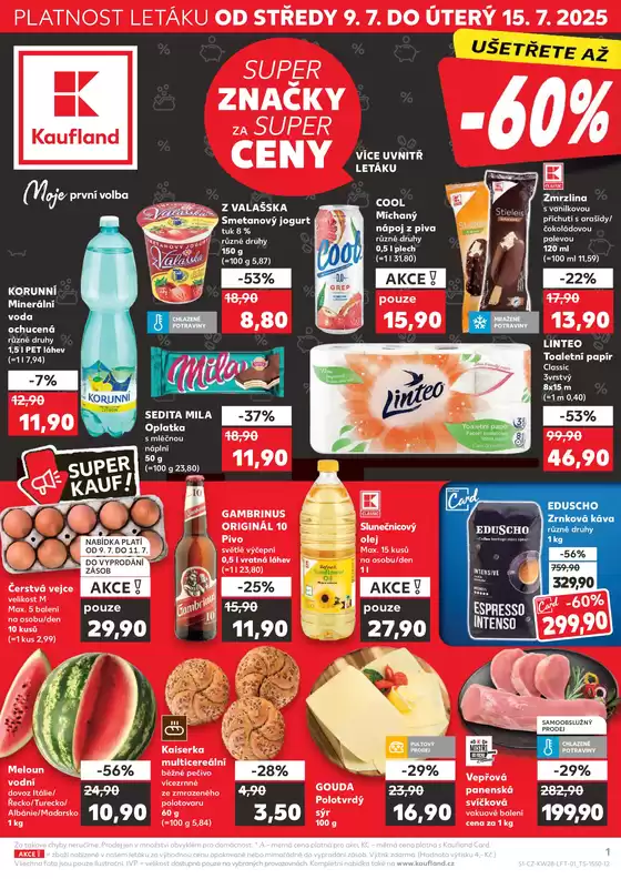Kaufland katalog v Mladá Boleslav | Kaufland leták | 2025-07-09T00:00:00.000Z - 2025-07-15T00:00:00.000Z
