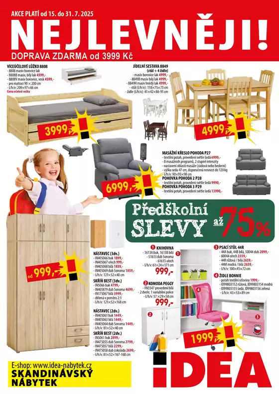 IDEA nábytek Aktuální leták