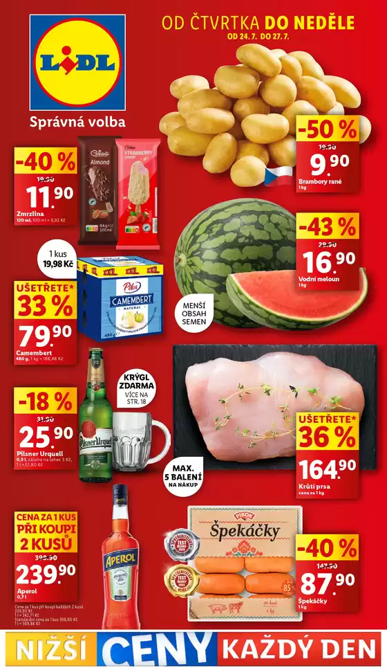 Lidl katalog v Třeboň | Atraktivní speciální nabídky pro všechny | 2025-07-17T00:00:00.000Z - 2025-07-27T00:00:00.000Z