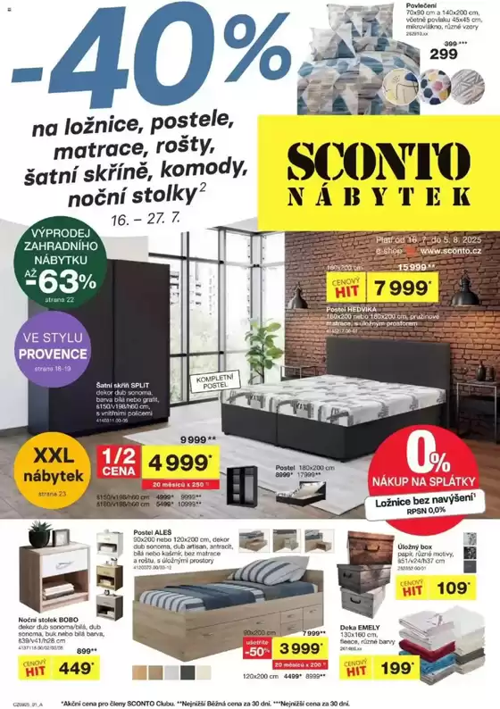 AKTUÁLNÍ LETÁK SCONTO