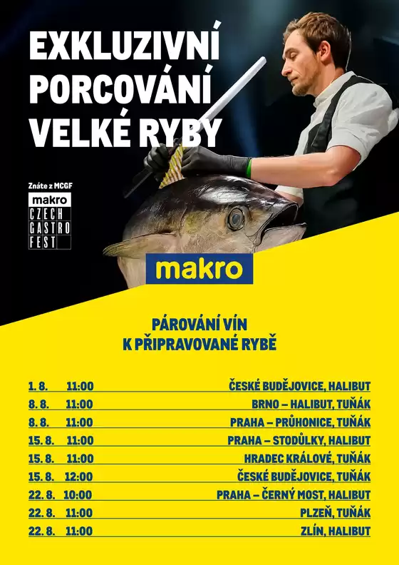 Exkluzivní porcování velké ryby
