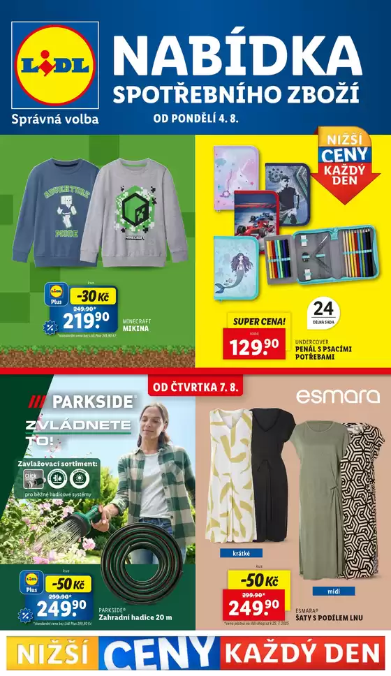 Lidl katalog v Zlín | Top nabídky pro šetrné zákazníky | 2025-07-31T00:00:00.000Z - 2025-08-10T00:00:00.000Z