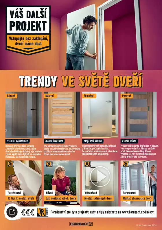 Online katalog HORNBACH CZ: Váš další projekt