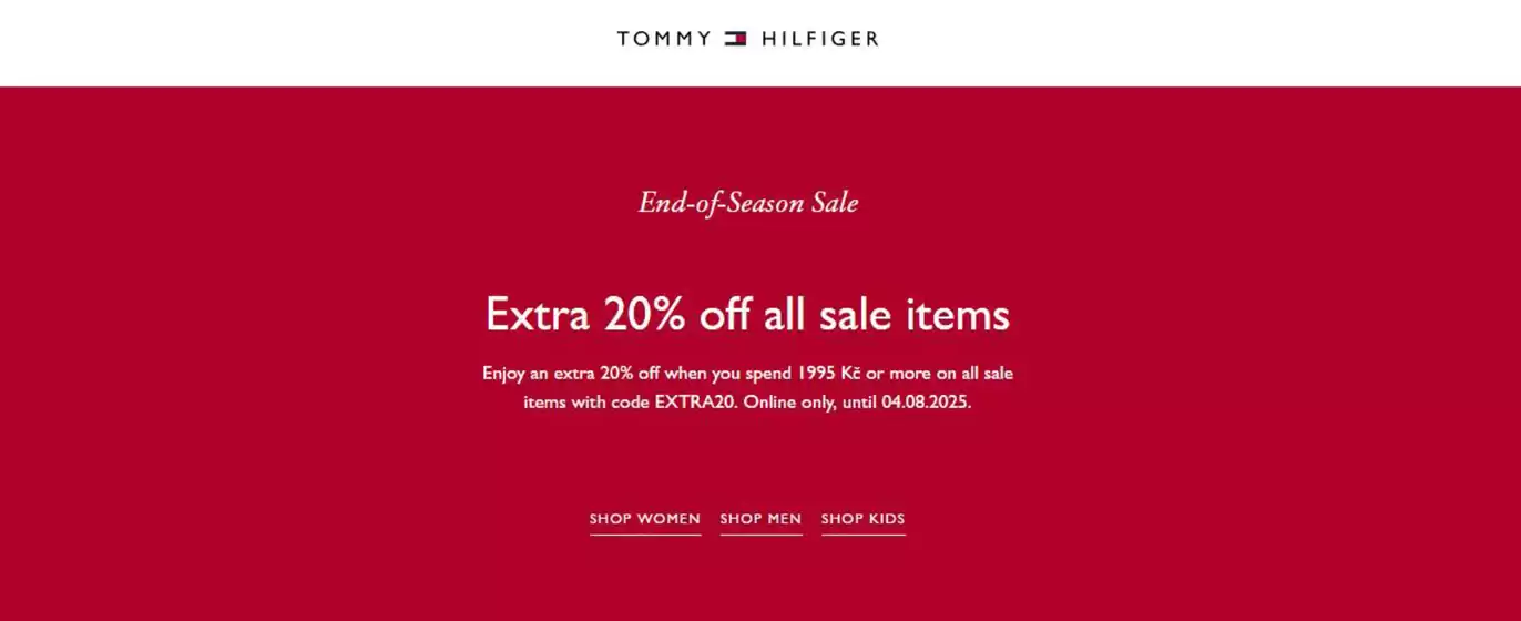 Extra 20% off all sale items