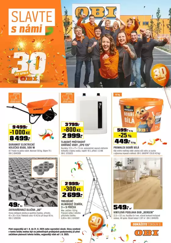 OBI katalog v Liberec | OBI Nabídky! | 2025-08-01T00:00:00.000Z - 2025-08-31T00:00:00.000Z