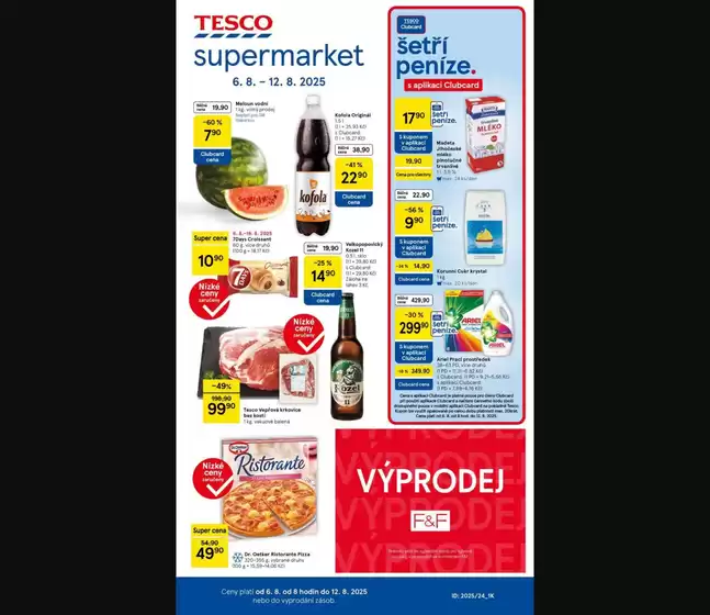 Tesco katalog v České Budějovice | Slevy a akce | 2025-08-06T00:00:00.000Z - 2025-08-12T00:00:00.000Z