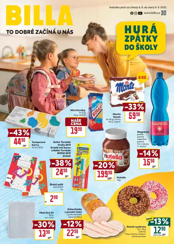 Billa Katalog: Zpátky do školy