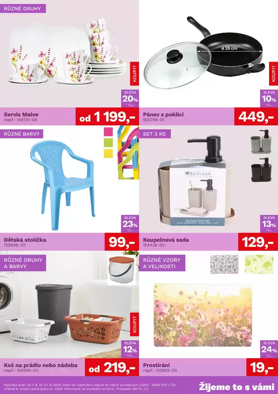 ASKO NÁBYTEK - Bytové doplňky za skvělé ceny