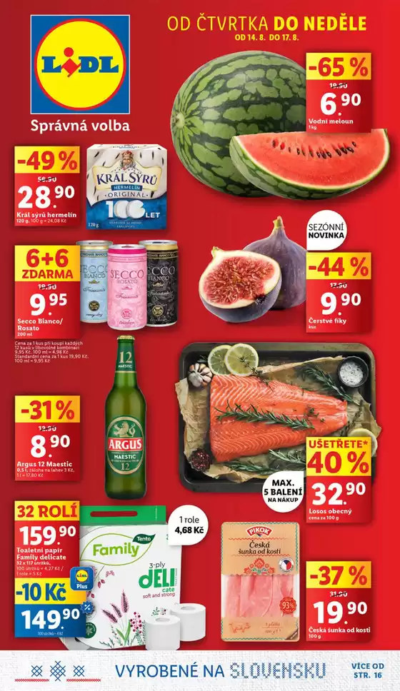 Lidl katalog v Jablonec nad Nisou | Top nabídky a slevy | 2025-08-07T00:00:00.000Z - 2025-08-17T00:00:00.000Z