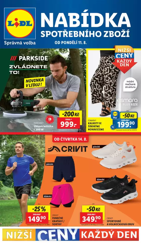 Lidl katalog v Jablonec nad Nisou | Atraktivní speciální nabídky pro všechny | 2025-08-07T00:00:00.000Z - 2025-08-17T00:00:00.000Z