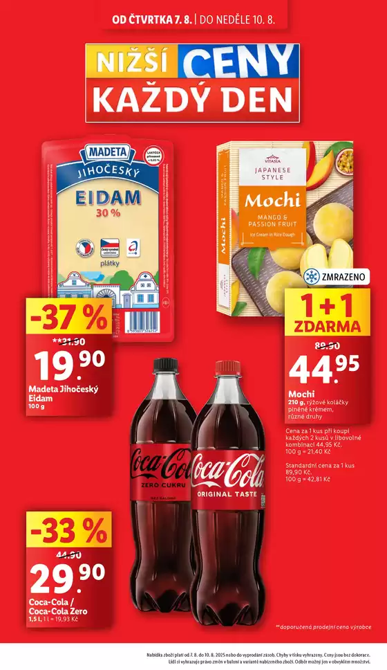 Akční leták OD ČTVRTKA