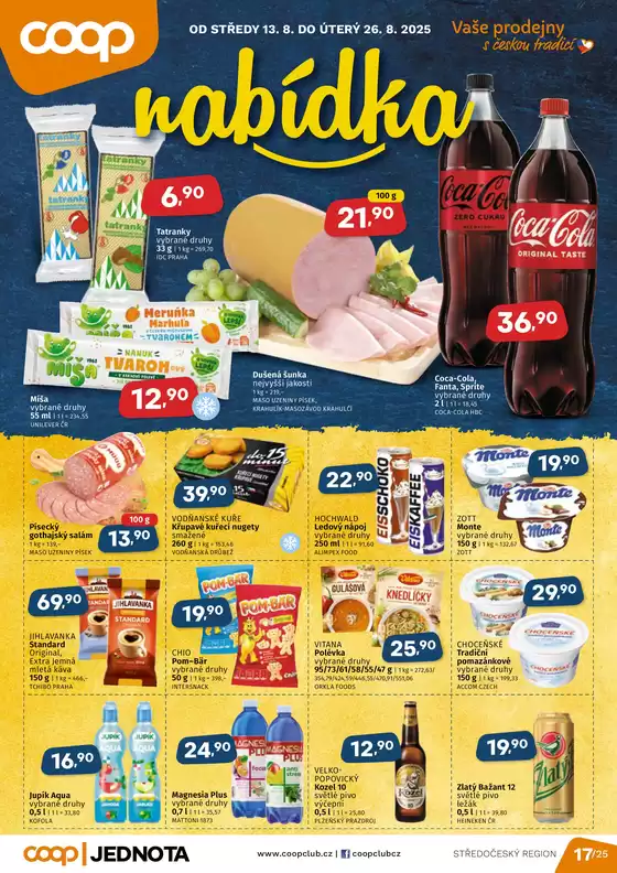 Coop katalog v Olomouc | katalog Coop | 2025-08-13T00:00:00.000Z - 2025-08-26T00:00:00.000Z