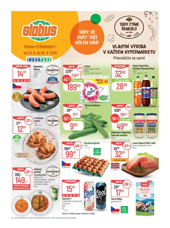 Globus katalog | Top nabídky pro šetrné zákazníky | 2025-08-20T00:00:00.000Z - 2025-08-26T00:00:00.000Z