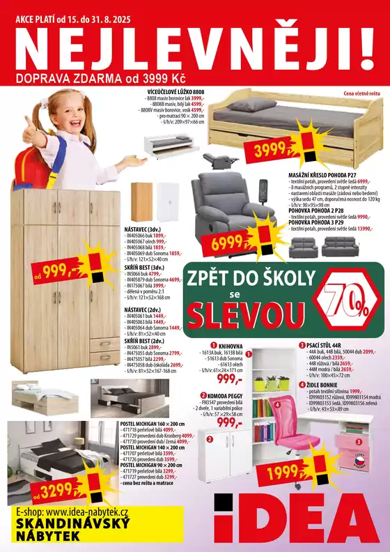 IDEA nábytek Aktuální leták