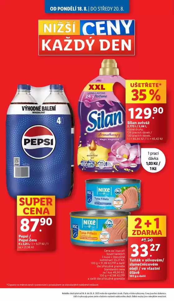 Akční leták OD PONDĚLÍ