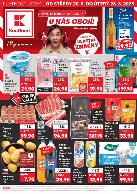 Kaufland katalog v Zábřeh | Kaufland leták | 2025-08-20T00:00:00.000Z - 2025-08-26T00:00:00.000Z