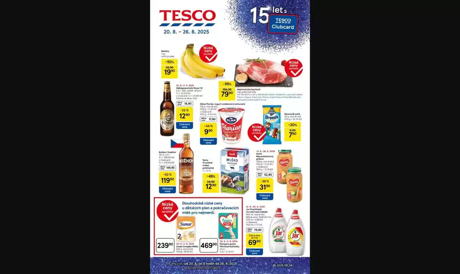 Tesco katalog v Zábřeh | katalogy hyper Tesco | 2025-08-20T00:00:00.000Z - 2025-08-26T00:00:00.000Z