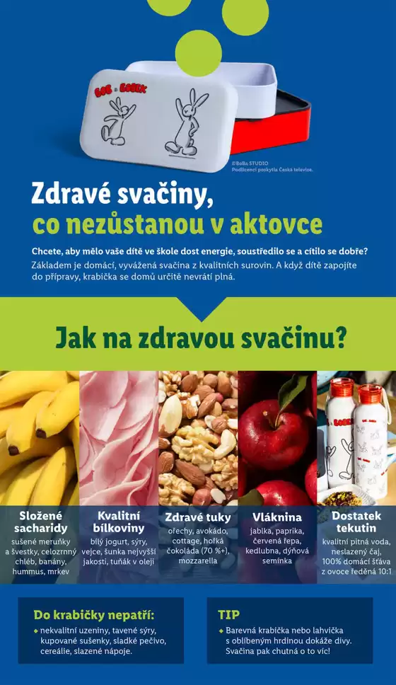 Lidl katalog v Pardubice | Jak na zdravou svačinu? | 2025-08-20T00:00:00.000Z - 2025-10-01T00:00:00.000Z