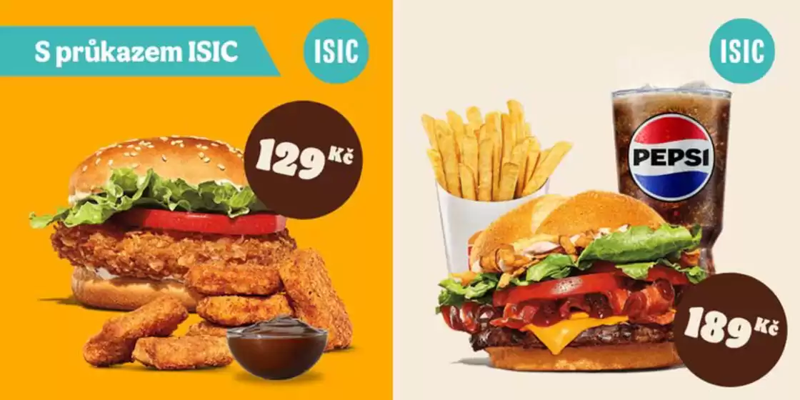 Burger King Leták