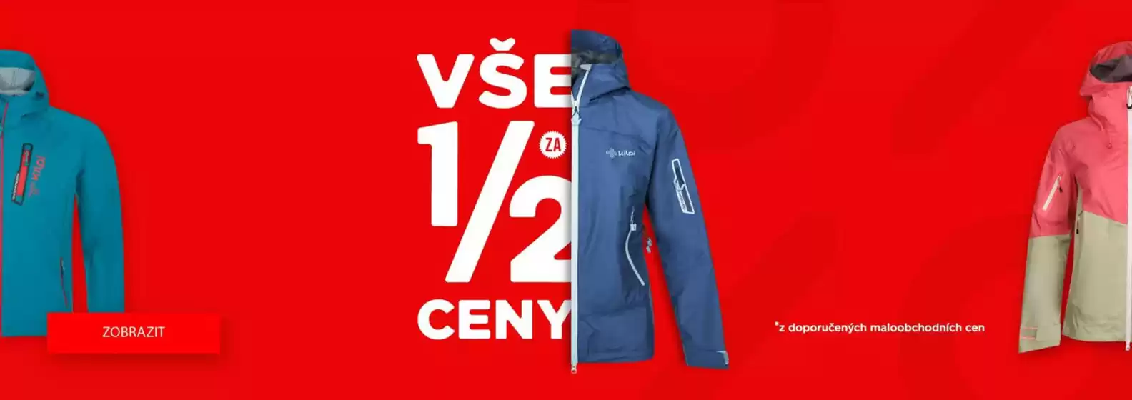 VŠE ZA 1/2 CENY