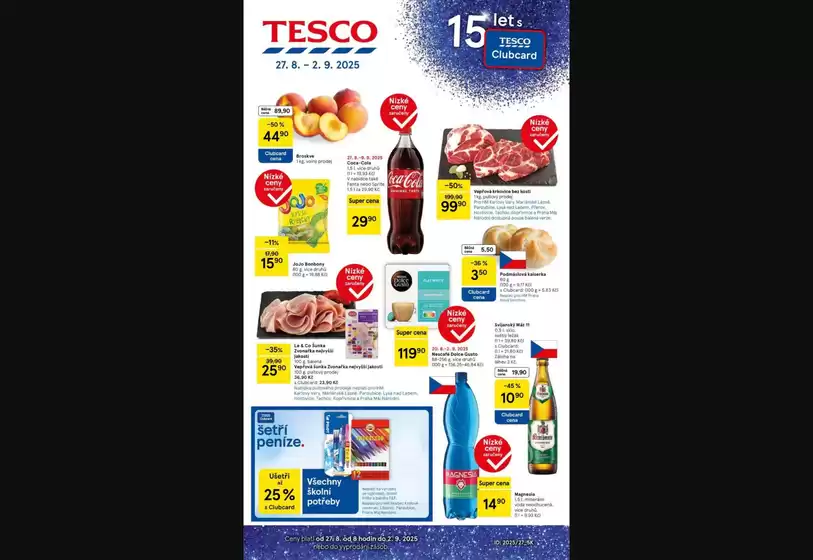 Tesco katalog v Hradec Králové | Naše nejlepší nabídky pro vás | 2025-08-27T00:00:00.000Z - 2025-09-02T00:00:00.000Z