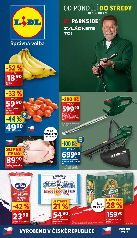 Lidl katalog v Olomouc | Top nabídky pro všechny zákazníky | 2025-08-28T00:00:00.000Z - 2025-09-07T00:00:00.000Z