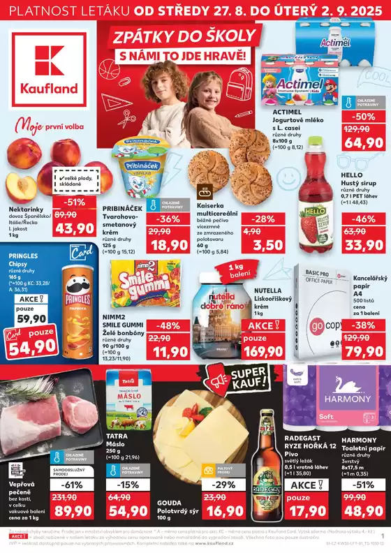 Kaufland katalog v Teplice | Top nabídky a slevy | 2025-08-27T00:00:00.000Z - 2025-09-02T00:00:00.000Z