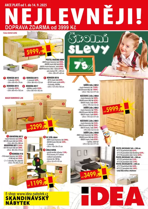 IDEA nábytek katalog v Hradec Králové | IDEA nábytek Aktuální leták | 2025-09-01T00:00:00.000Z - 2025-09-14T00:00:00.000Z