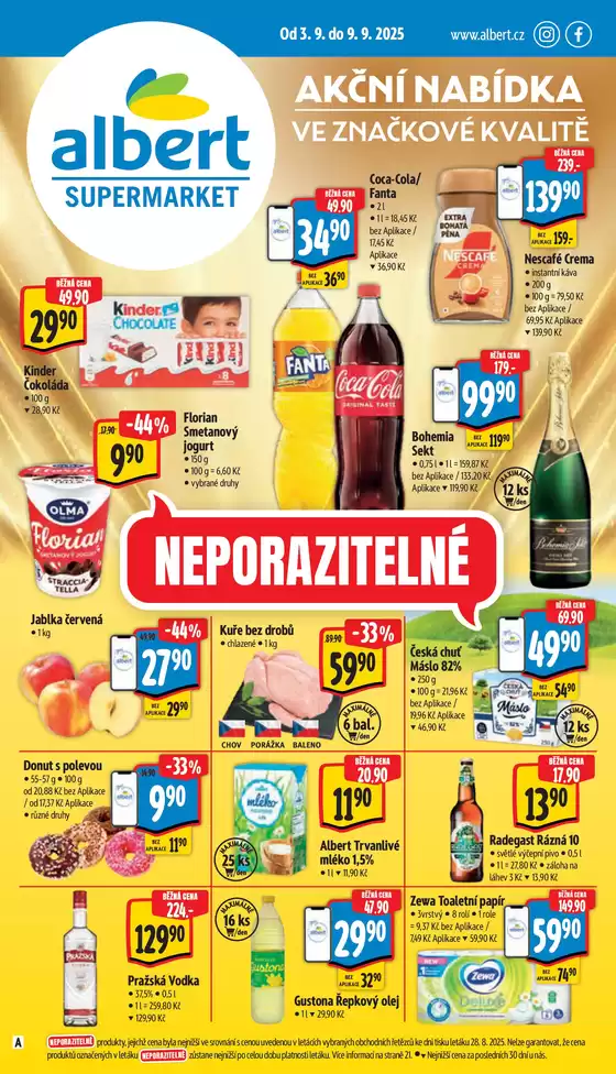 Albert katalog v Praha | Naše nejlepší výhodné nabídky | 2025-09-03T00:00:00.000Z - 2025-09-09T00:00:00.000Z