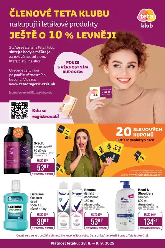Teta katalog v Frýdek-Místek | Teta klubový leták č. 18 - 2025 | 2025-09-02T00:00:00.000Z - 2025-09-09T00:00:00.000Z
