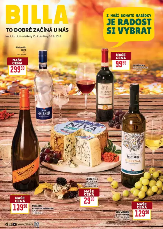 Billa katalog v Třinec | Billa Katalog: Podzimní nápoje | 2025-09-10T00:00:00.000Z - 2025-09-30T00:00:00.000Z
