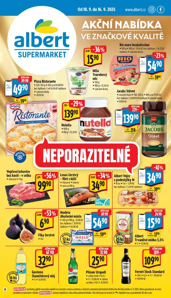Albert katalog v Třinec | Exkluzivní výhodné nabídky | 2025-09-10T00:00:00.000Z - 2025-09-16T00:00:00.000Z