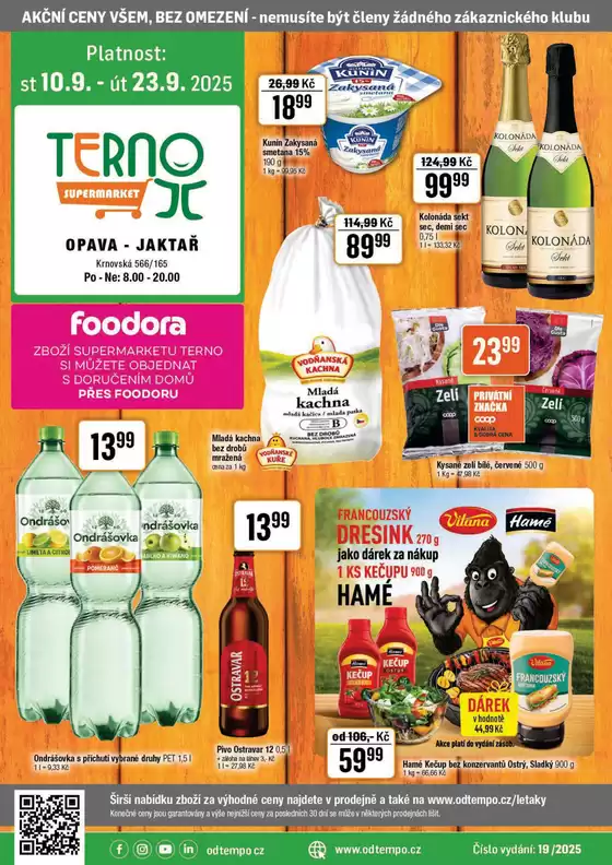 Leták TERNO 10.9. - 23.9.2025