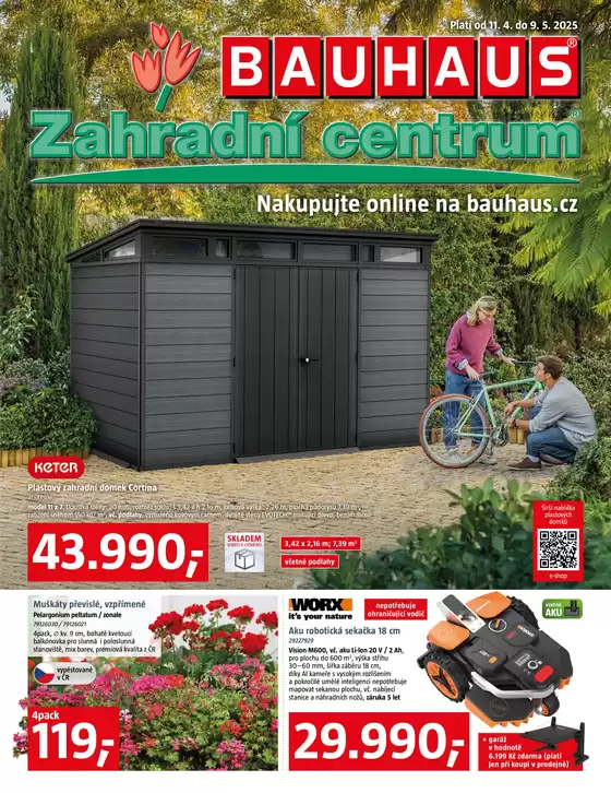 Bauhaus katalog v Čáslav | Skvělá nabídka pro lovce výhodných nákupů | 2025-09-11T00:00:00.000Z - 2025-09-25T00:00:00.000Z