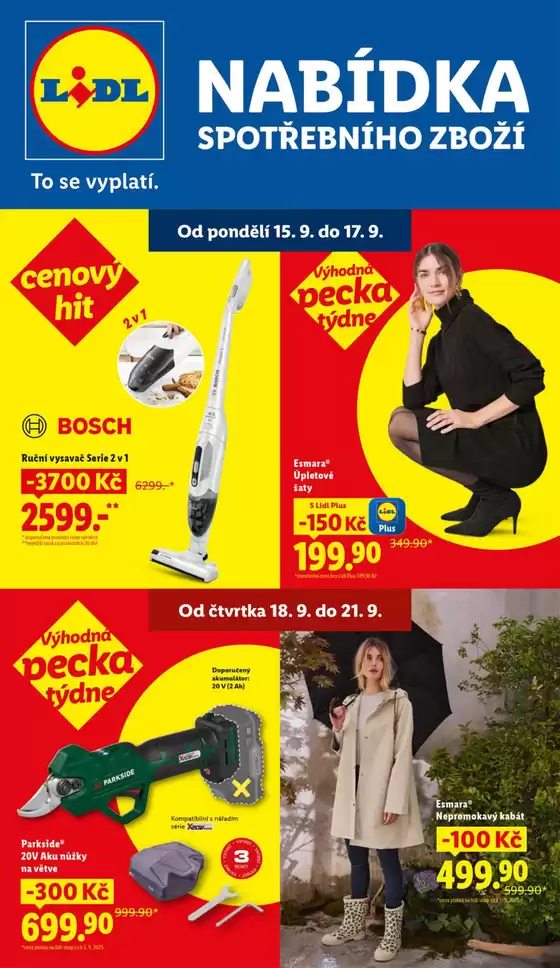 Lidl katalog v Klatovy | Top nabídky a slevy | 2025-09-11T00:00:00.000Z - 2025-09-21T00:00:00.000Z