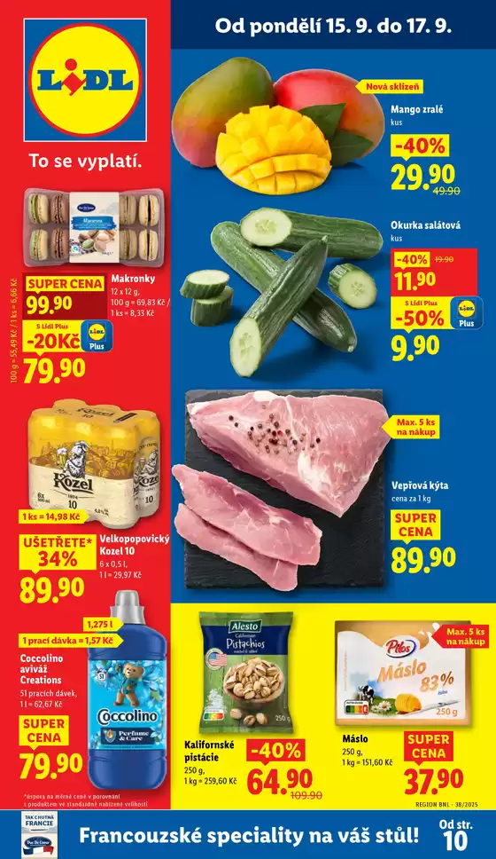 Lidl katalog v Klatovy | Skvělá nabídka pro lovce výhodných nákupů | 2025-09-11T00:00:00.000Z - 2025-09-21T00:00:00.000Z