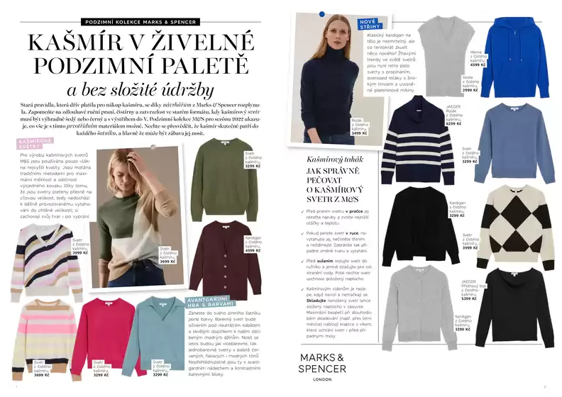 Marks & Spencer katalog v Plzeň | M&S představuje: Kašmír v živelné podzimní paletě | 2025-09-11T00:00:00.000Z - 2025-09-25T00:00:00.000Z