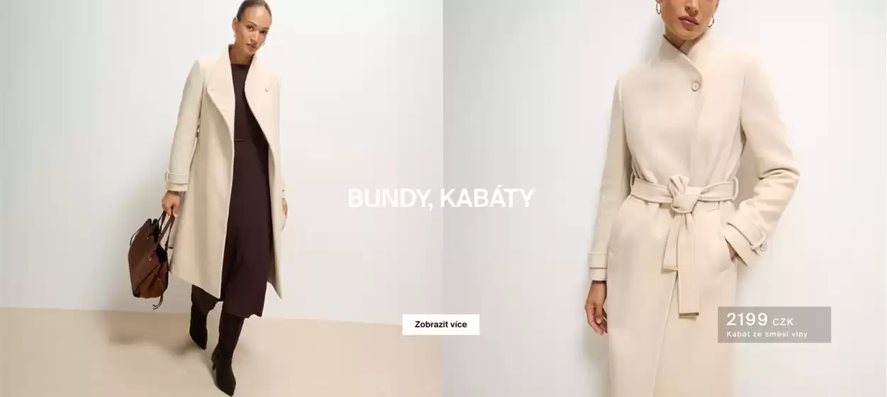 Bundy, kabáty výprodej