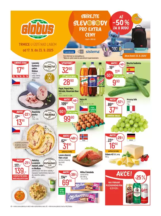 Globus katalog v Humpolec | Top nabídky a slevy | 2025-09-17T00:00:00.000Z - 2025-09-23T00:00:00.000Z