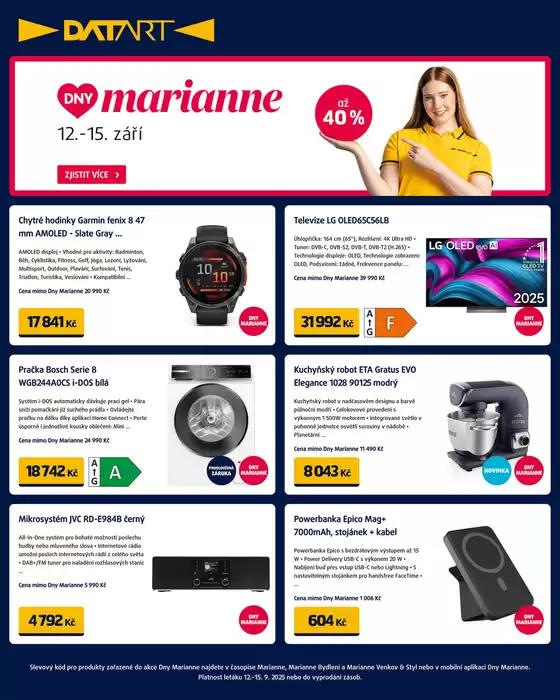 Datart katalog v Vyškov | Datart leták | 2025-09-12T00:00:00.000Z - 2025-09-26T00:00:00.000Z